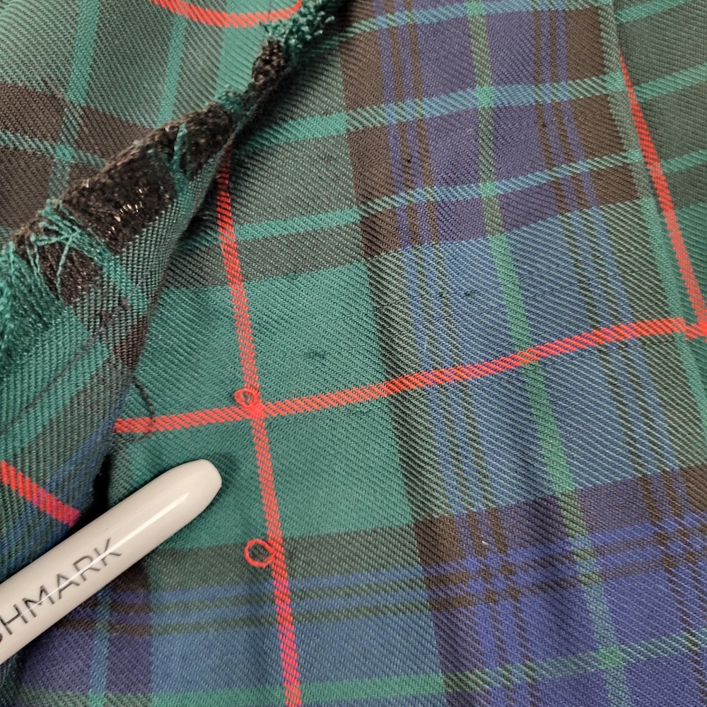 Vintage plaid mini skirt y2k 2000s school girl tartan 90s short pleats pleated - Picture 3 of 8